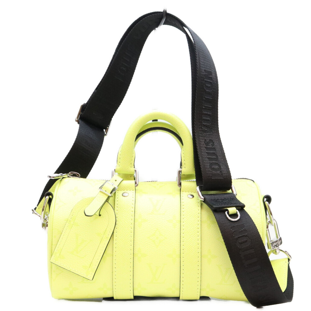 LOUIS VUITTON M14078 Taigarama Keepall Bandoulière 25 Shoulder Bag, Yellow, S...